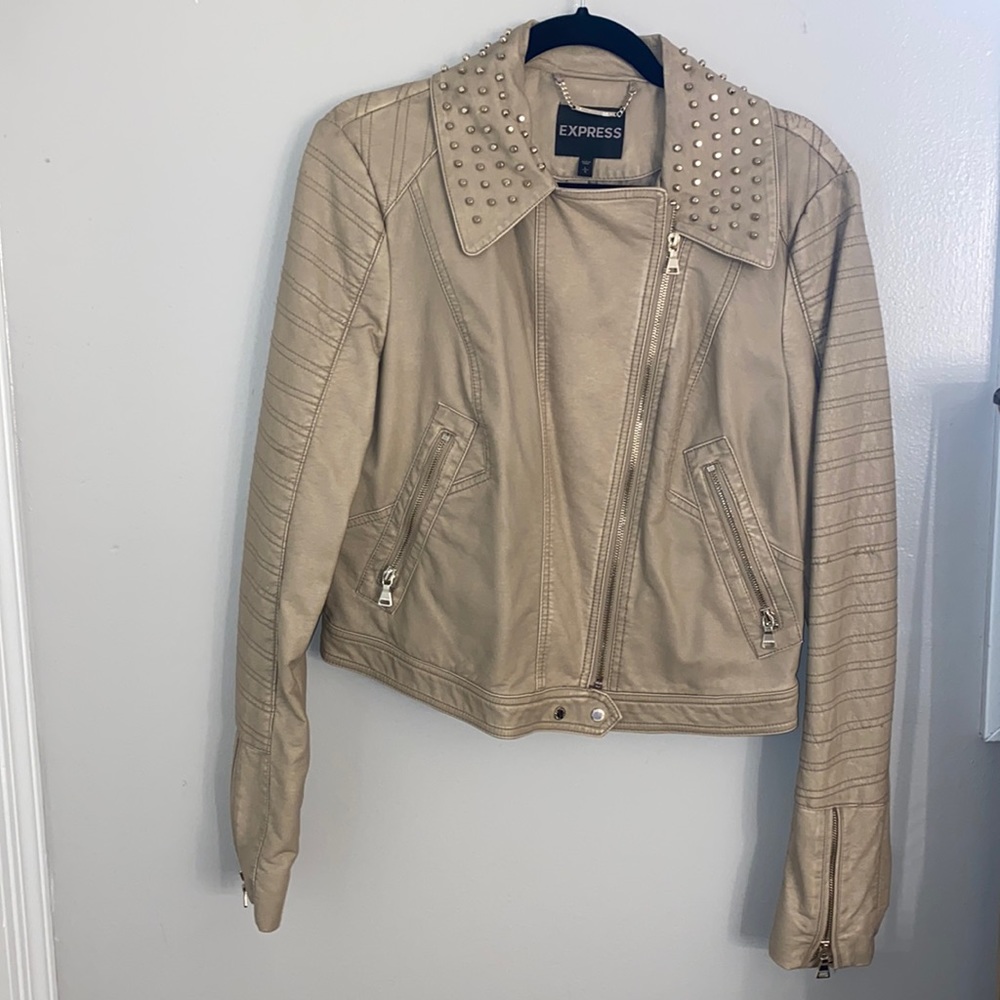 Express: Leather Studded Jacket